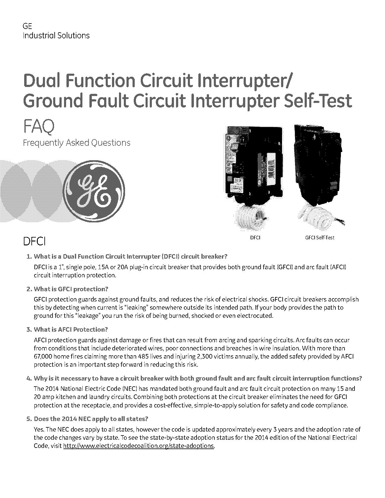 arc fault breaker will not reset